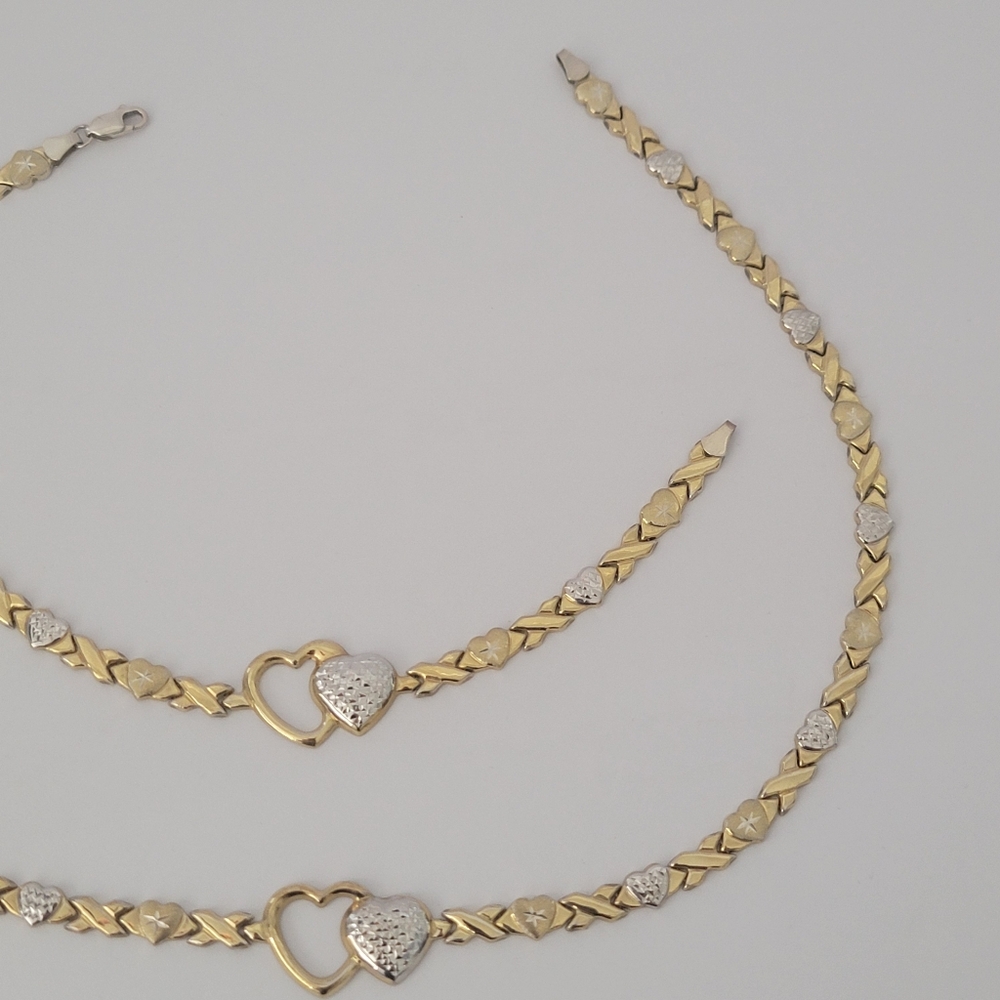 Yaf 925 Sterling Silver Pendant Bracelet And Necklace Set - Picture 7 of 13